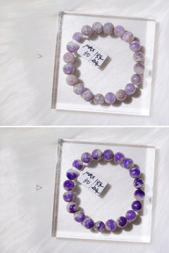 Natural Sodalite Bracelet Turns Purple In Sunlight