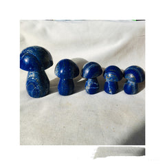 Crystal Mushroom Lapis Lazuli Ornament Pendant